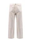 Levi's 555 Cotton And Linen Trouser In Neutral