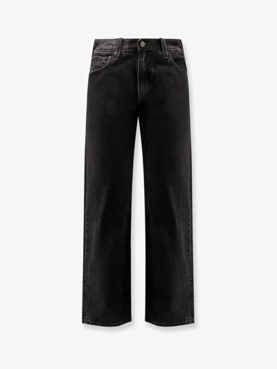 Levi's 555 Relaxed Straight Jeans In Black