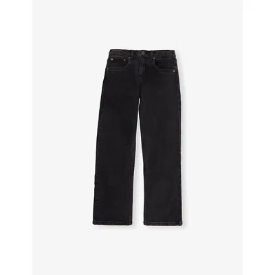 Levi's Kids' Black 555 Straight-leg Stretch-denim Blend Jeans 4-8