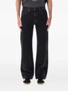 Levi's Black Skateboarding Super Baggy Jeans In City Blackberry