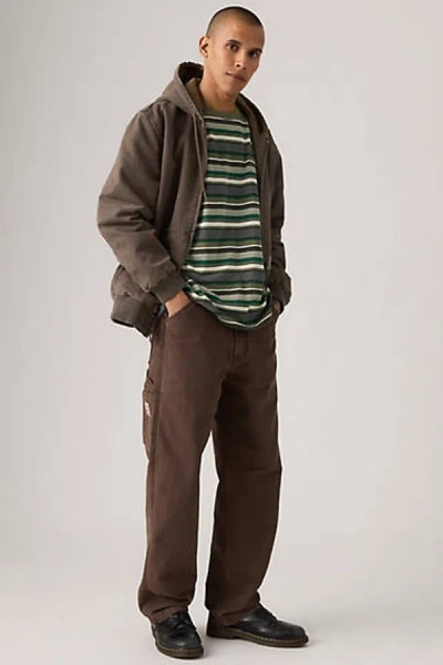 Levi's 568 Loose Straight Carpenter Pants In Brown