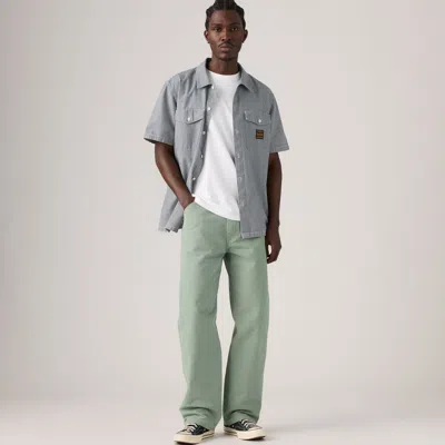 Levi's 568 Loose Straight Carpenter Pants In Green