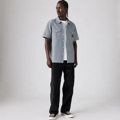 Levi's 568 Loose Straight Corduroy Carpenter Pants In Black