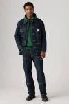 Levi's 568 Loose Straight Fit Double Knee Jeans In Morning Classical In Blue