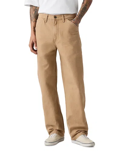 Levi's 568 Loose Straight Fit Carpenter 31 Jeans In Tigers Eye In Neutral