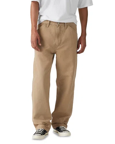Levi's 568 Loose Straight Fit Carpenter Pants In Brown