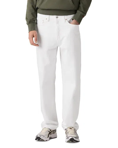 Levi's 568 Loose Straight Fit Jeans In White Paper