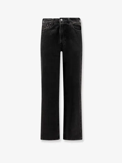 Levi's 568 Loose Straight Jeans In Black