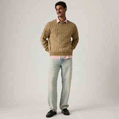 Levi's 568 Loose Straight Jeans In Brown