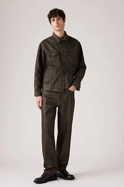 Levi's 568 Loose Straight Jeans In Brown