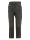 Levi's Gray 568 Loose Straight Jeans In Block Party T2