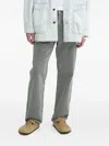 Levi's 568 Striped Jeans In Gray