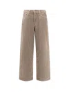 Levi's 578 Baggy Corduroy Trousers In Brown