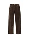 Levi's 578 Baggy Corduroy Trousers In Brown
