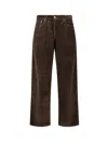 Levi's 578 Baggy Corduroy Trousers In Brown