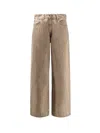 Levi's Levi S 578 Baggy Beige Corduroy Pants In Brown
