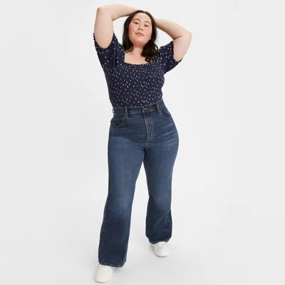 Levi's 70's High Rise Flare Women's Jeans (plus Size) 22m In Brown