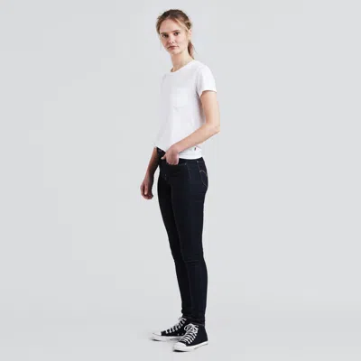 Levi's 720 High Rise Super Skinny Women's Jeans 27x32 In Black