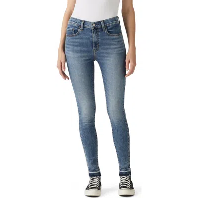 Levi's® 720™ Release Hem High Waist Super Skinny Jeans In Blue