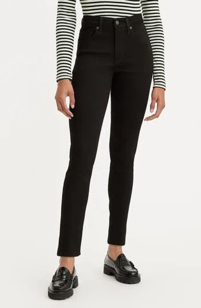 Levi's® 721 High Waist Ankle Skinny Jeans In Soft Black