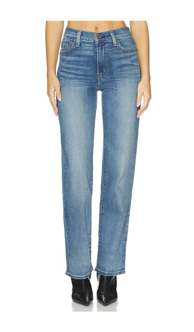 Levi's 723 High Rise Straight Jeans In Blue