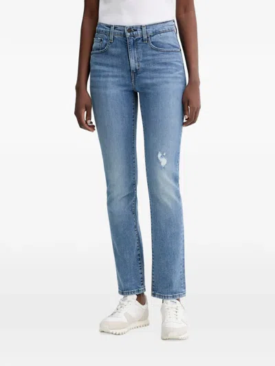 Levi's 724™ Distressed Straight-leg Jeans In Blue