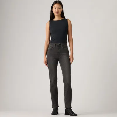 Levi's 724 High Rise Straight Women's Jeans 32x30 In Black