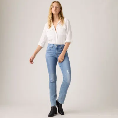 Levi's 724 High Rise Straight Women's Jeans 32x34 In White
