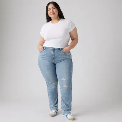 Levi's 724 High-rise Straight Women's Jeans (plus Size) 26m In Blue