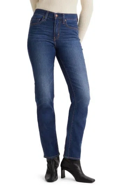 Levi's® 724™ High Waist Straight Leg Jeans In Blue