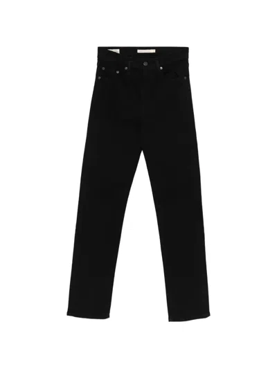 Levi's 724™ High-rise Straight-leg Jeans In Black