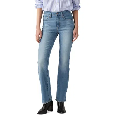Levi's 725 Heritage Jeans Women's Many Thank Denim Bootcut Leg Pall533 In Blue