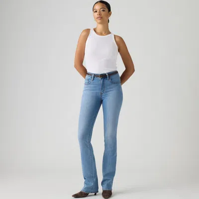 Levi's 725 High Rise Bootcut Jeans In Blue