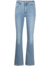 Levi's Flared High-rise Jeans In Blue