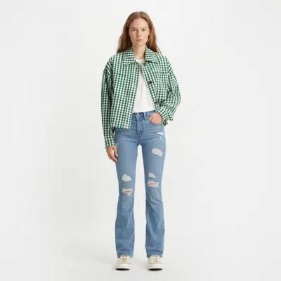 Levi's 725 High Rise Bootcut Women's Jeans 26x30 In Blue