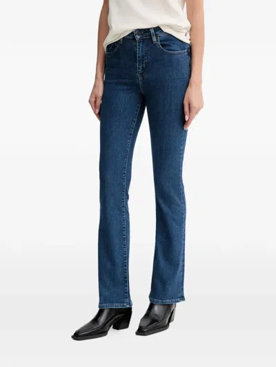 Levi's 725 High Rose Bootcut Jeans In Blue