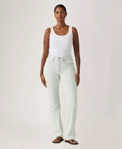 Levi's 725 High-waist Classic Stretch Bootcut Jeans In Green