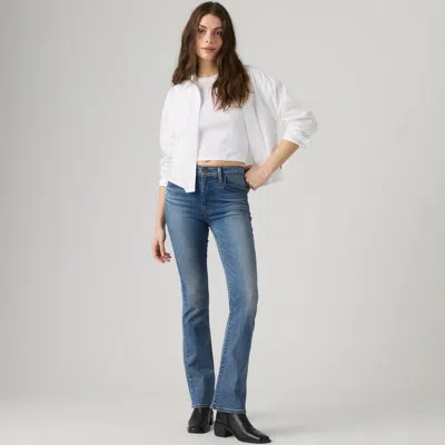 Levi's 725 High-rise Bootcut Women's Jeans 24x32 In Finder Keeper Clean Hem
