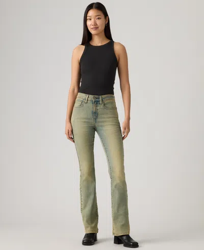Levi's 725 High-waist Classic Stretch Bootcut Jeans In Blue