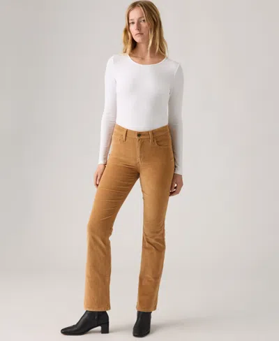 Levi's 725 High-waist Classic Stretch Bootcut Jeans In Neutral