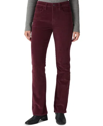 Levi's 725 High-waist Classic Stretch Bootcut Jeans In Burgundy