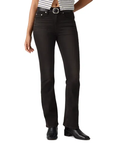 Levi's 725 High-waist Classic Stretch Bootcut Jeans In Black