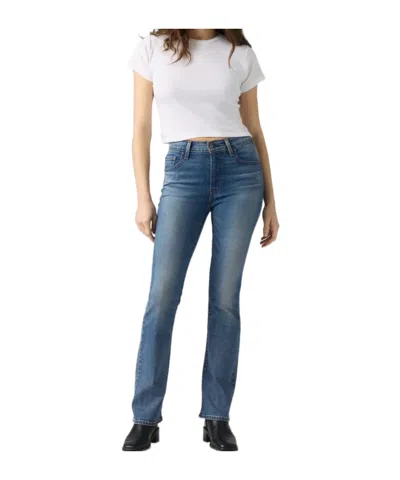 Levi's 725 High-waisted Flared Jeans For Women In Blue