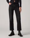 Levi's 725 Kick Boot Jeans In Black