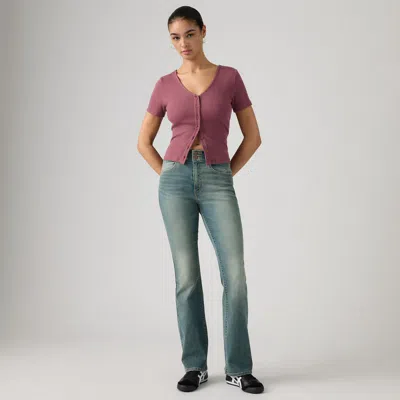 Levi's 725 Shaping Women's Jeans 33x32 In Blue