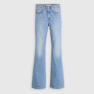 Levi's 726 High Rise Flare Jeans In Blue
