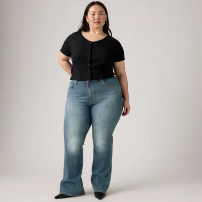 Levi's 726 High-rise Flare Women's Jeans (plus Size) 26m In Blue