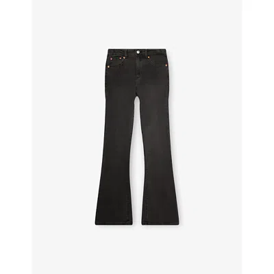 Levi's Kids' Grey 726™ High-rise Flared Denim Jeans 10-16 In Gray