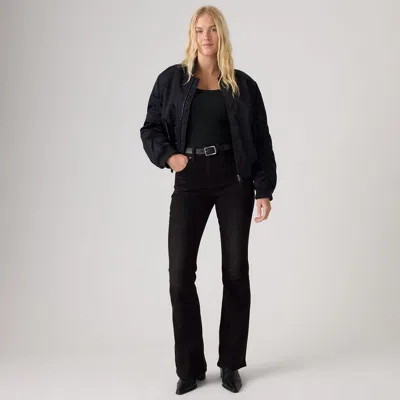 Levi's 726 High-rise Flare Women's Jeans 24x32 In Worn Midnight