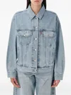 Levi's Plus Size Button-down Original Denim Trucker Jacket In Blue